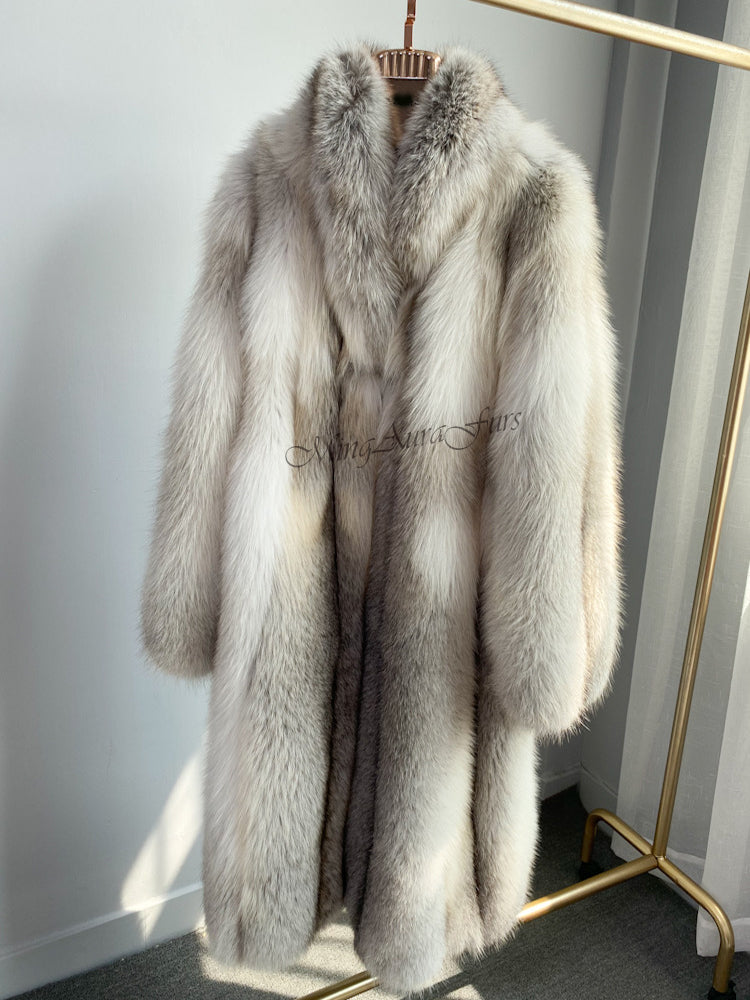 The Fawn Light Fox Fur Coat G0014