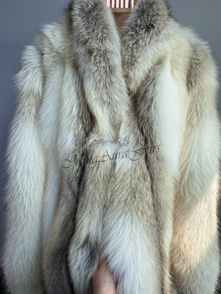 The Fawn Light Fox Fur Coat G0014