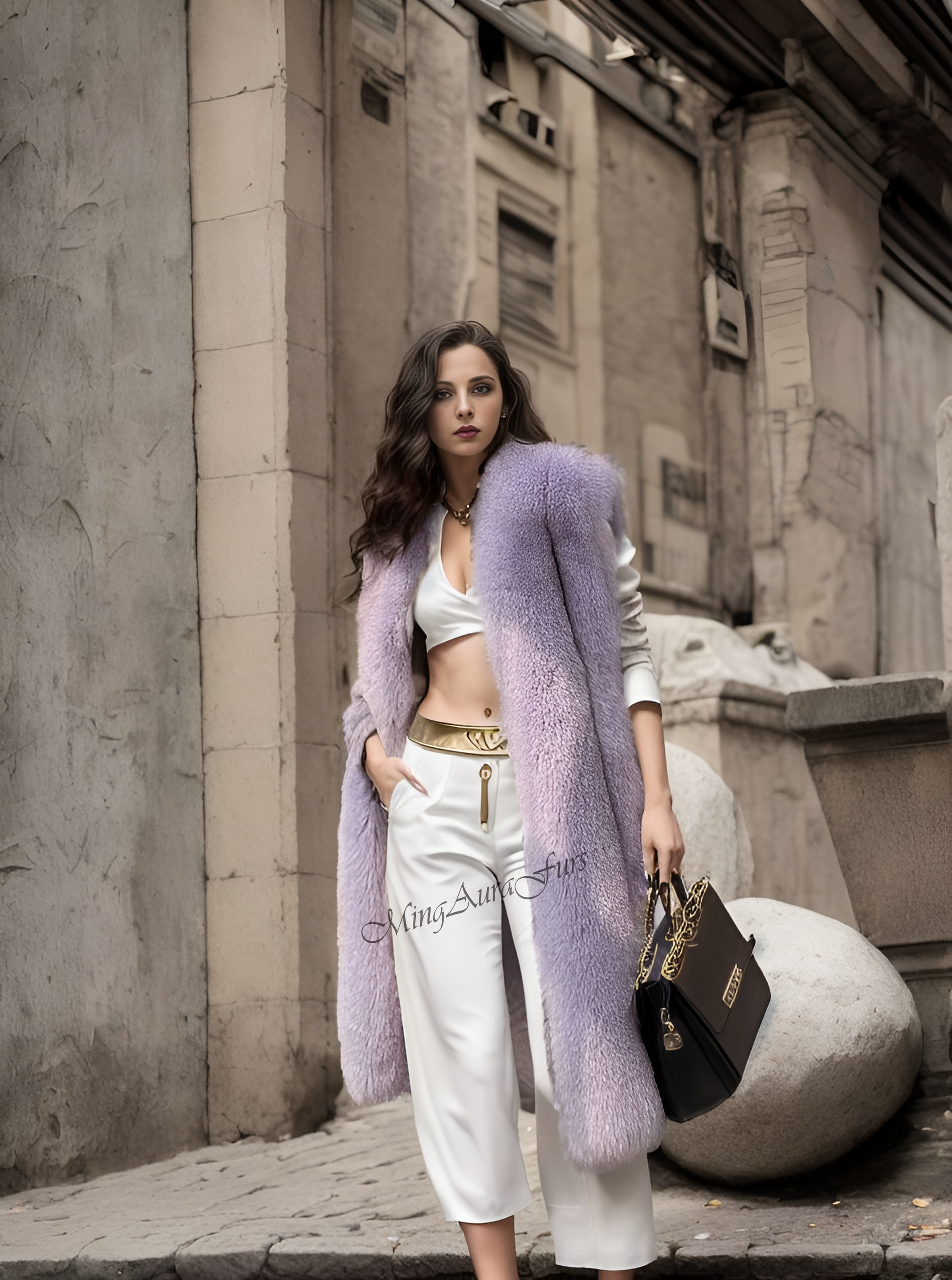 Purple 2025 long vest