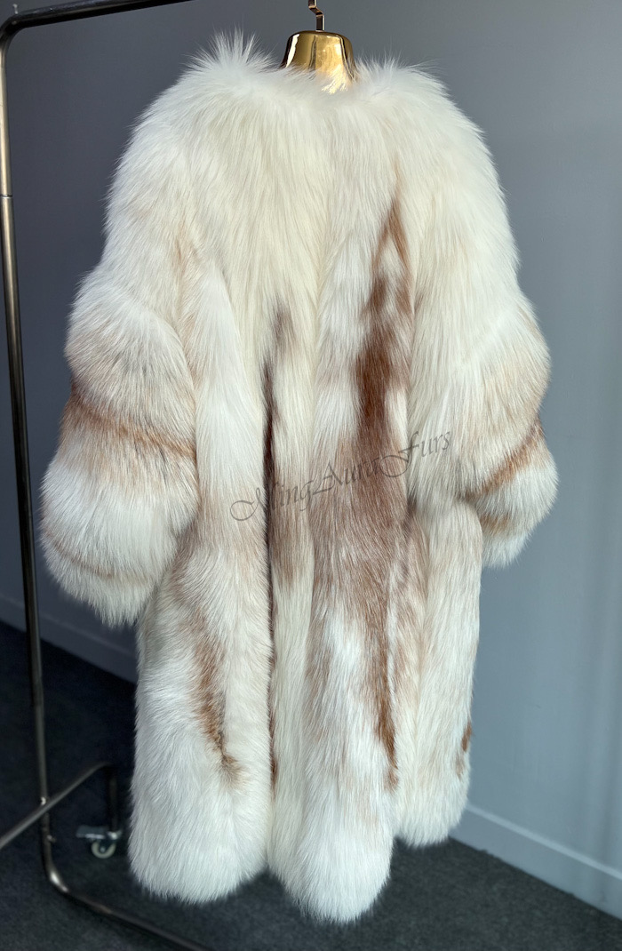 The Sun Gld Fox Fur Coat For Women G0033