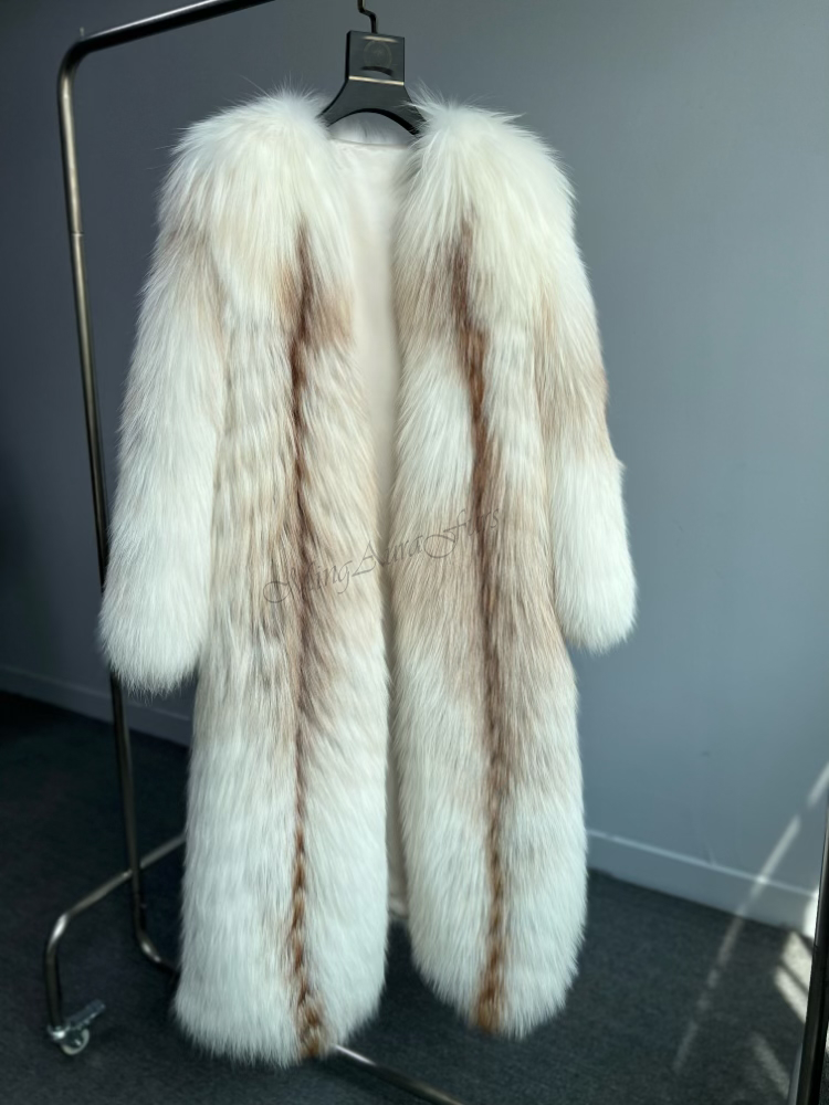 The Sun Gold Fox Fur Coat G0043