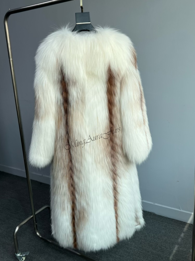 The Sun Gold Fox Fur Coat G0043