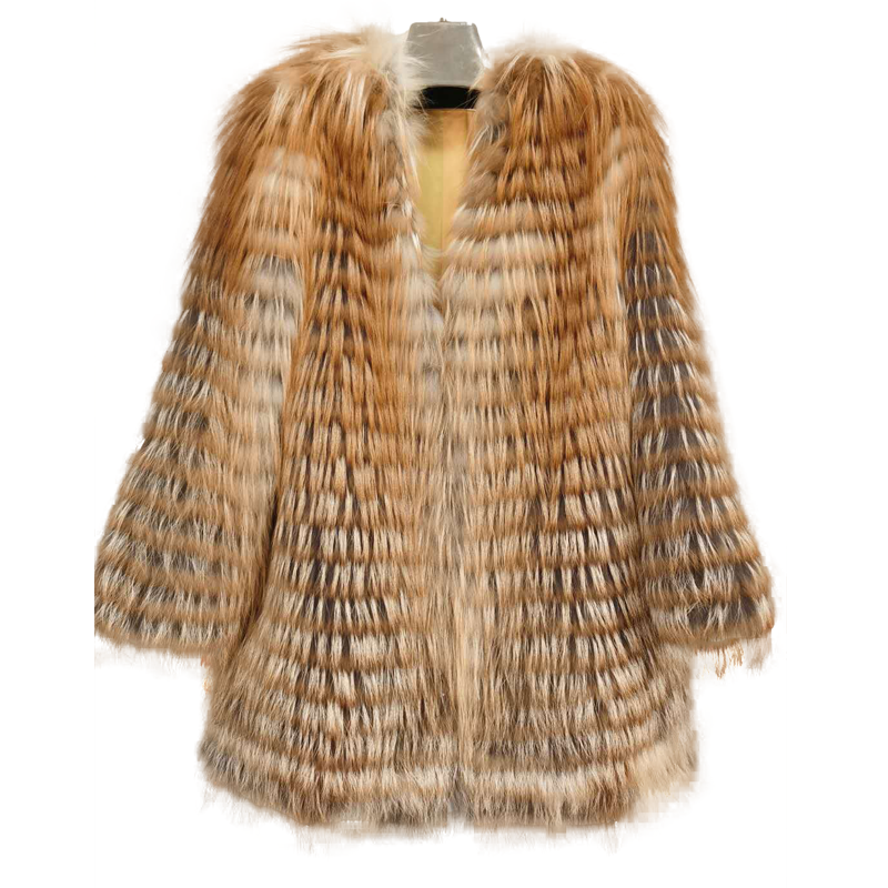 The Fire Gold Fox Fur Jacket G0031